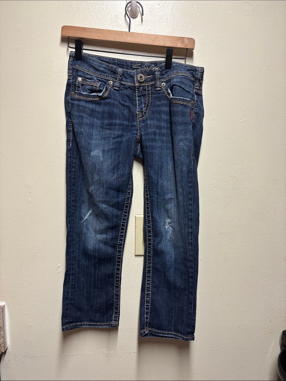 Silver Jeans Aiko Capri women's size 26 stretch